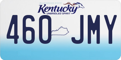 KY license plate 460JMY