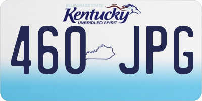 KY license plate 460JPG