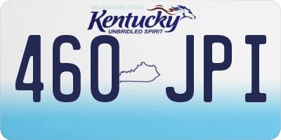 KY license plate 460JPI