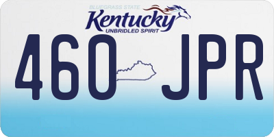 KY license plate 460JPR