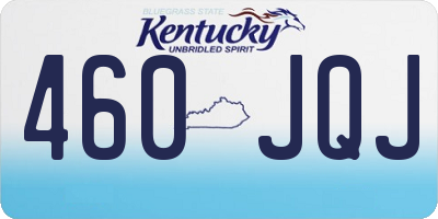 KY license plate 460JQJ
