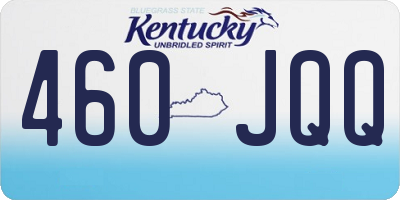 KY license plate 460JQQ