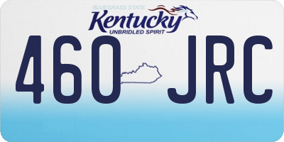 KY license plate 460JRC