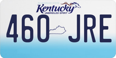 KY license plate 460JRE