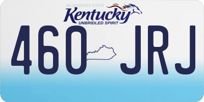 KY license plate 460JRJ