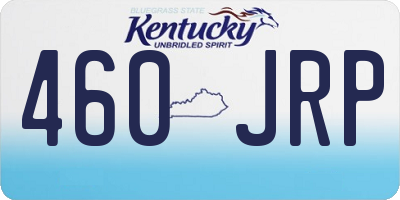 KY license plate 460JRP