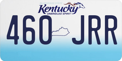 KY license plate 460JRR