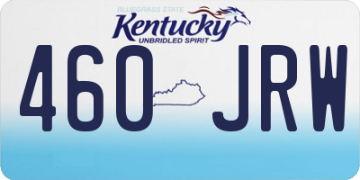KY license plate 460JRW