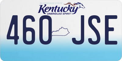 KY license plate 460JSE