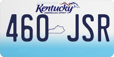 KY license plate 460JSR