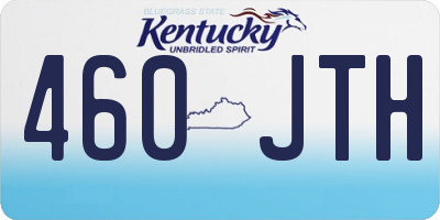 KY license plate 460JTH