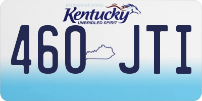 KY license plate 460JTI