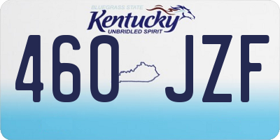 KY license plate 460JZF