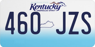 KY license plate 460JZS