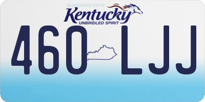 KY license plate 460LJJ