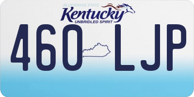 KY license plate 460LJP