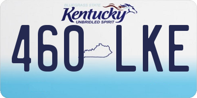 KY license plate 460LKE