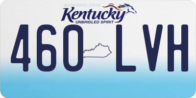 KY license plate 460LVH