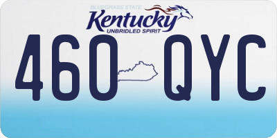 KY license plate 460QYC