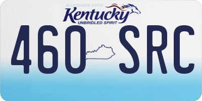 KY license plate 460SRC