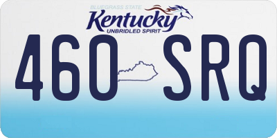 KY license plate 460SRQ