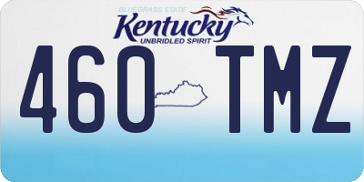 KY license plate 460TMZ