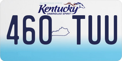 KY license plate 460TUU