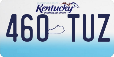 KY license plate 460TUZ