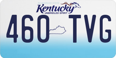 KY license plate 460TVG