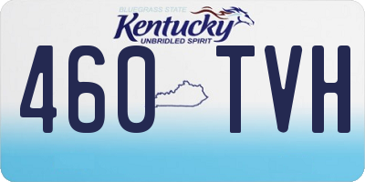 KY license plate 460TVH