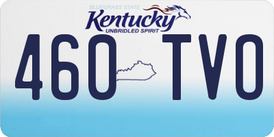 KY license plate 460TVO