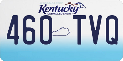 KY license plate 460TVQ