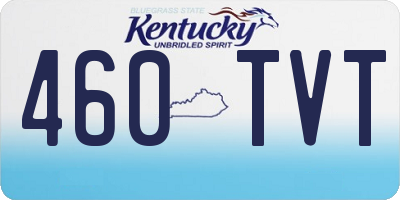 KY license plate 460TVT
