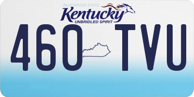KY license plate 460TVU