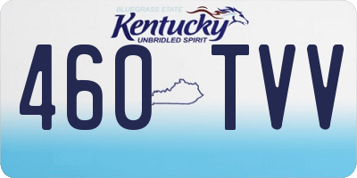 KY license plate 460TVV