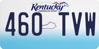 KY license plate 460TVW