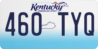 KY license plate 460TYQ