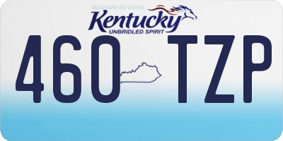 KY license plate 460TZP