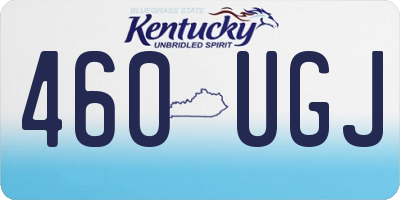 KY license plate 460UGJ