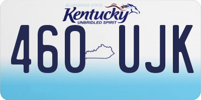 KY license plate 460UJK