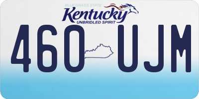 KY license plate 460UJM