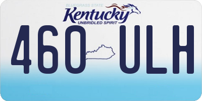 KY license plate 460ULH
