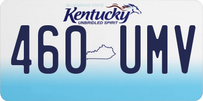 KY license plate 460UMV