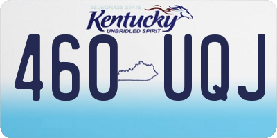 KY license plate 460UQJ