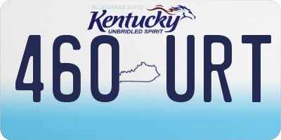 KY license plate 460URT