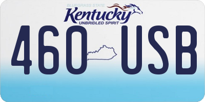 KY license plate 460USB