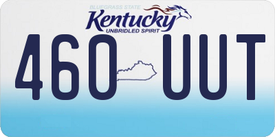 KY license plate 460UUT