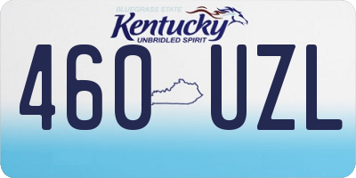 KY license plate 460UZL