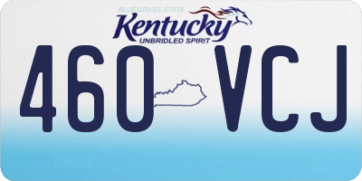 KY license plate 460VCJ