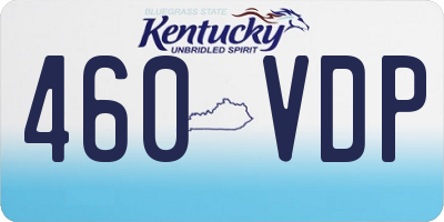 KY license plate 460VDP